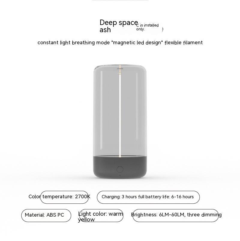 Portabel LED campinglampa – uppladdningsbar och slagtålig